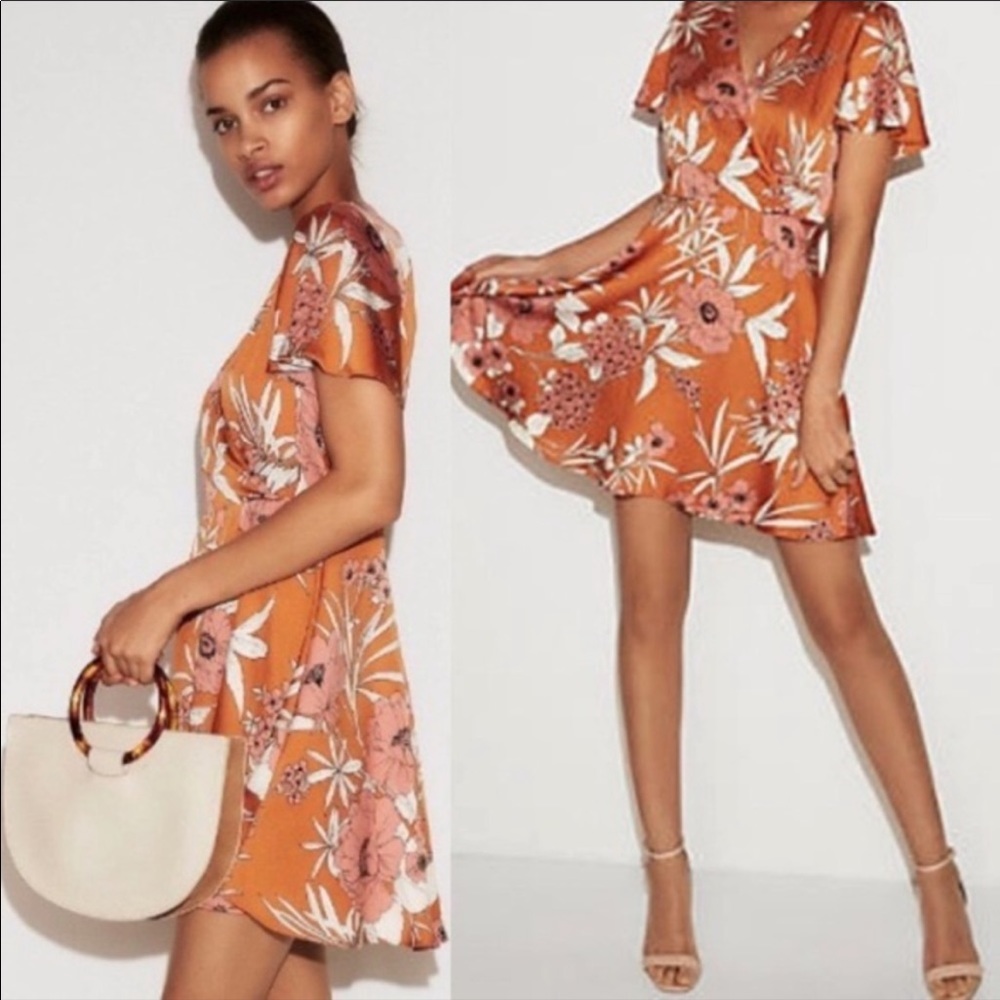 Floral Silky Dress